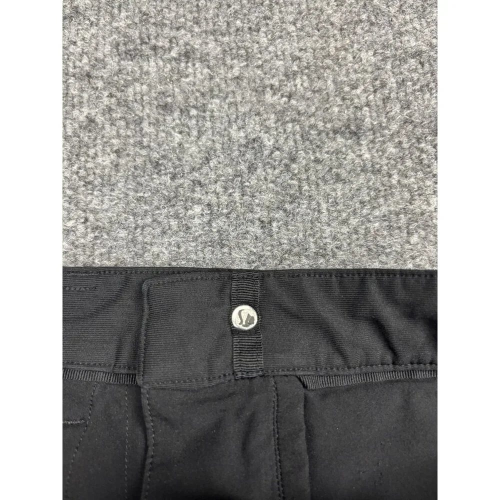 Lululemon Pants Mens 33 Black Slim Fit Stretch Chino Tapered Casual Pockets Golf
